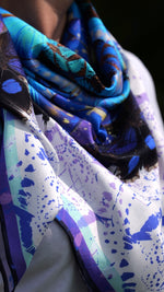 Charger l&#39;image dans la galerie, Foulard Le grand bleu
