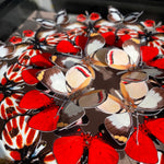 Charger l&#39;image dans la galerie, Mandala de papillons - Tarte aux fraises et chocolat - Petit modèle
