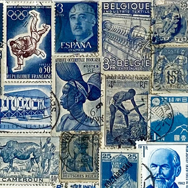 Nuance de timbres - Bleu minéral