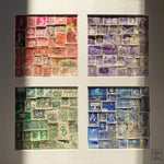 Charger l&#39;image dans la galerie, Quatre nuances de timbres - Pêche - Emeraude - Bleu Saphir - Améthyste
