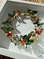 Charger l&#39;image dans la galerie, Couronne de papillons - Fruits confits - Petit modèle
