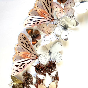 Couronne de papillons - Pain d'épices - 50X50cm - Personnalisable